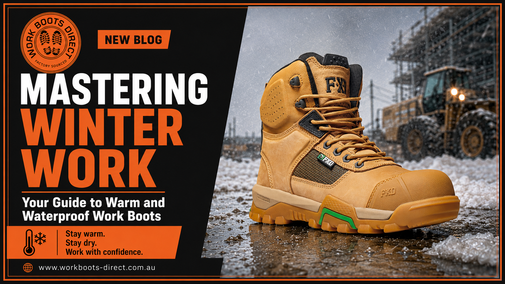 Mastering Winter Work: Your Guide to Warm and Waterproof Work Boots