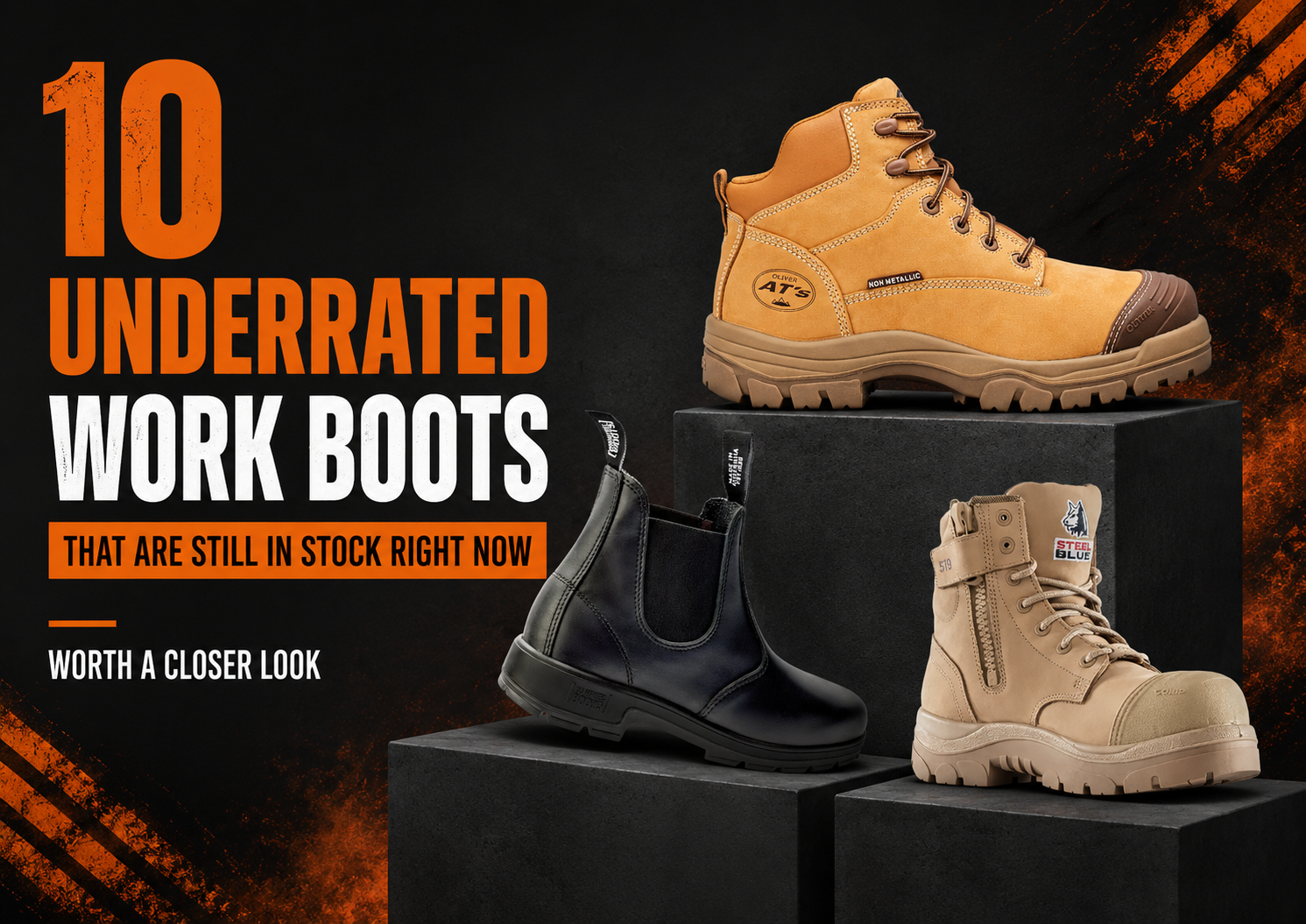 10 Underrated Work Boots That Are Still In Stock Right Now (Hidden Tradie Favourites for 2026)
