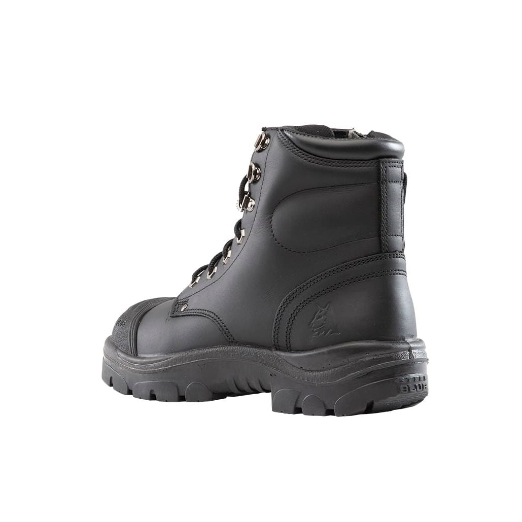 Steel Blue Argyle Zip Scuff Cap 312652