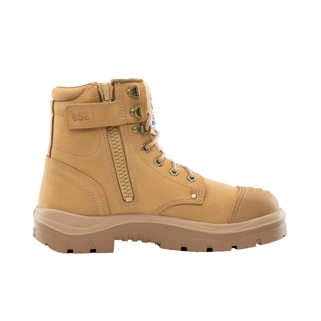 Steel Blue Argyle Zip Scuff Cap 312652