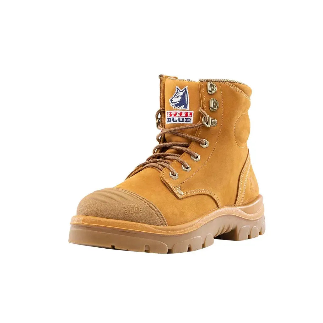 Steel Blue Argyle Zip Scuff Cap 312652