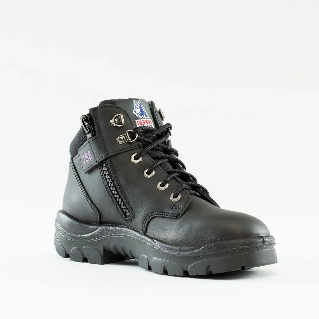 Steel Blue 512758 Parkes L/U Zip Ladies Safety Boot