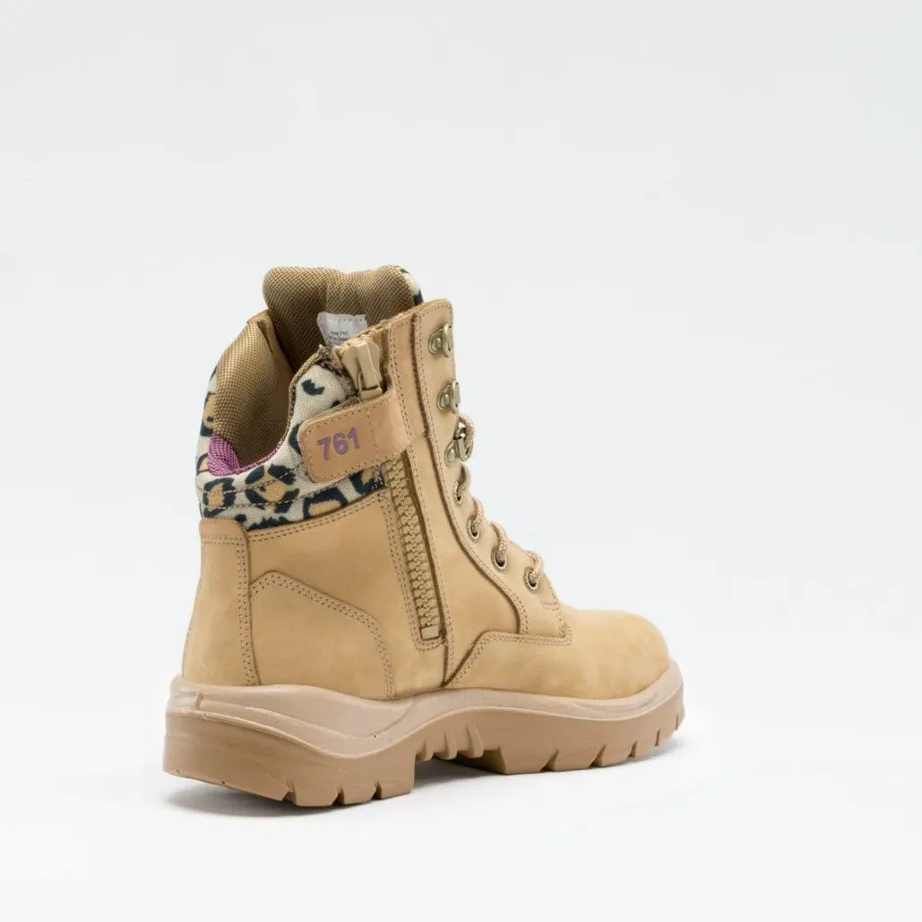 Steel Blue 522761 Southern Cross Ladies L/U Nitrile Zip Safety Boot