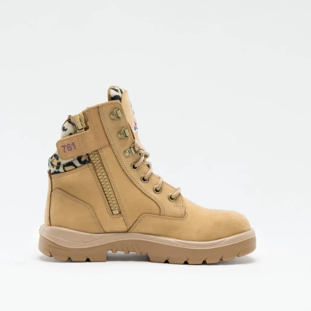 Steel Blue 522761 Southern Cross Ladies L/U Nitrile Zip Safety Boot