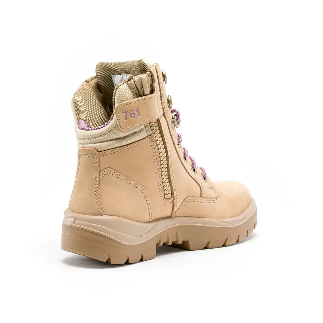 Steel Blue 522761 Southern Cross Ladies L/U Nitrile Zip Safety Boot