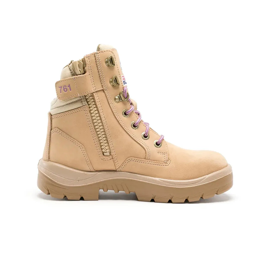 Steel Blue 522761 Southern Cross Ladies L/U Nitrile Zip Safety Boot