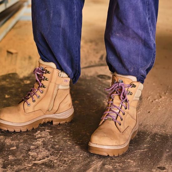 Steel Blue 522761 Southern Cross Ladies L/U Nitrile Zip Safety Boot