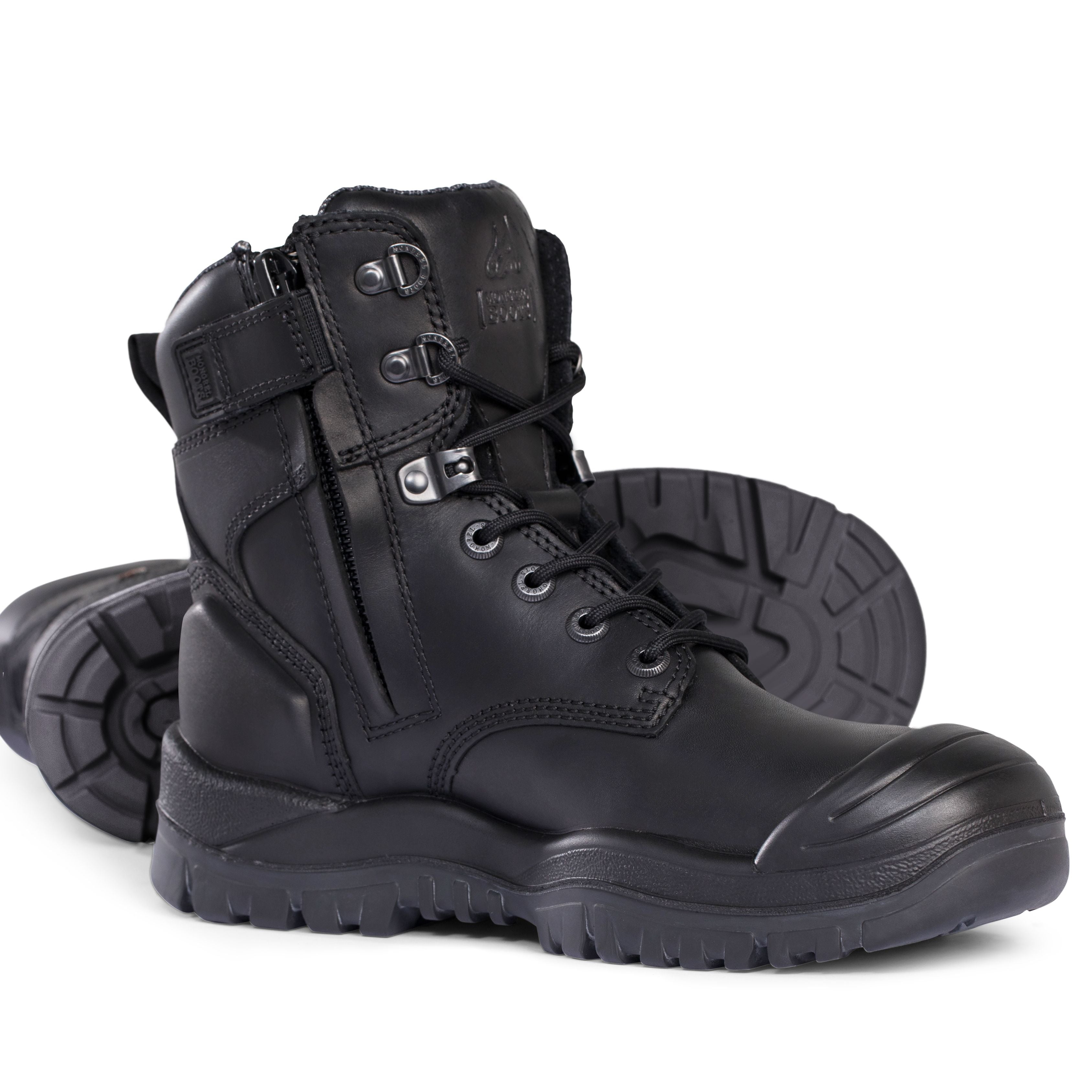Mongrel 561020 L/U Zip Nitrile Scuff Cap Safety Boot