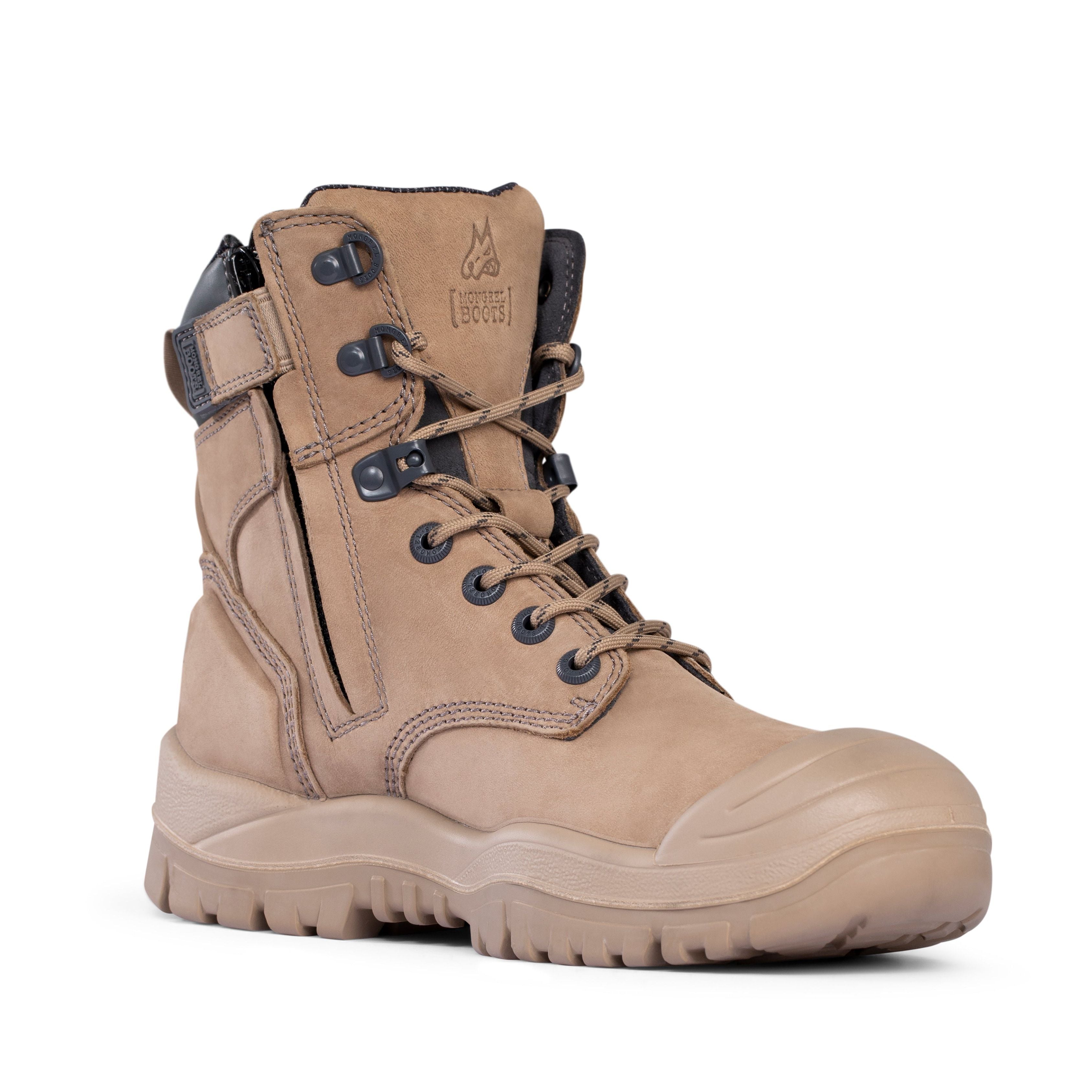 Mongrel 561060 L/U Zip Nitrile Scuff Cap Safety Boot