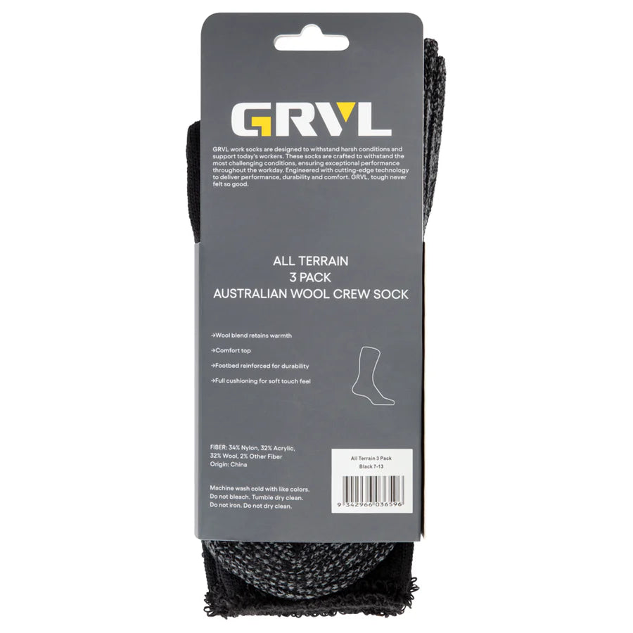 GRVL Socks - All Terrain 3 Pack
