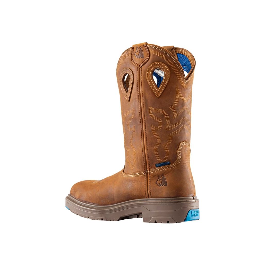 Steel Blue 813945 Blue Heeler Western Style Safety Boot