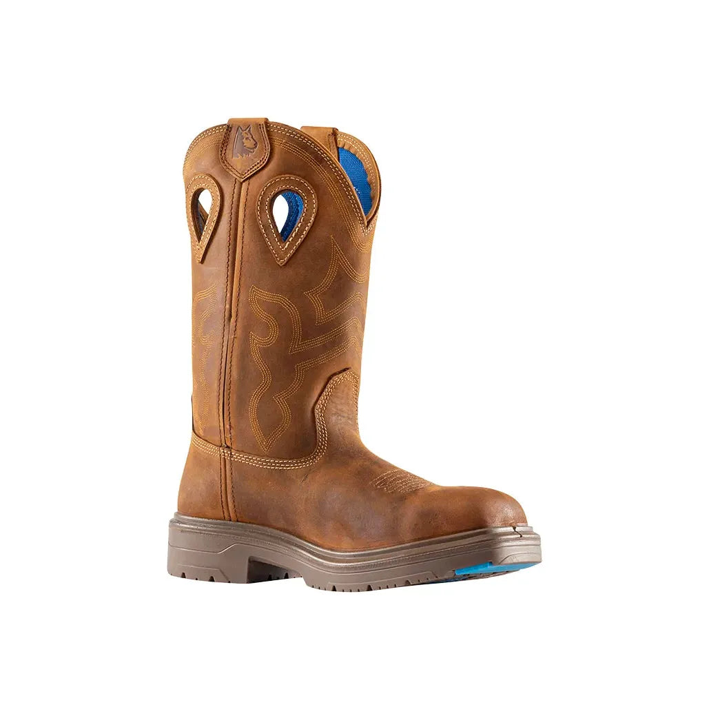 Steel Blue 813945 Blue Heeler Western Style Safety Boot