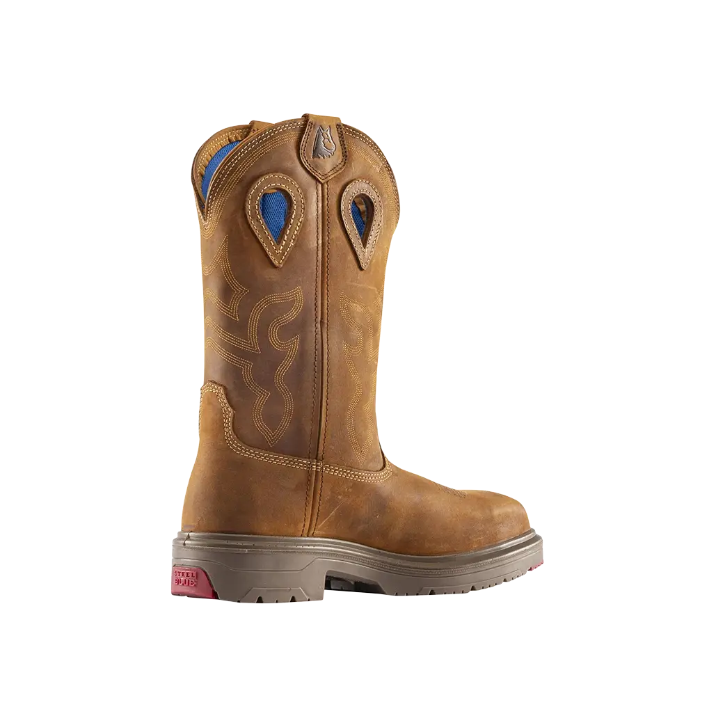 Steel Blue 810945 Blue Heeler Western Style Non Safety Boot