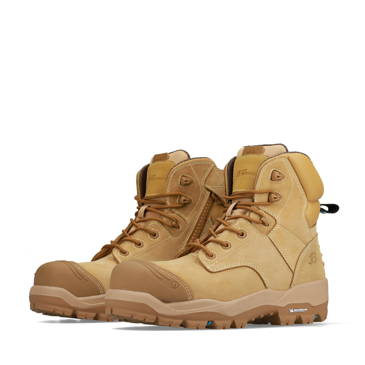 Bata Overland Safety Boot Wheat pair