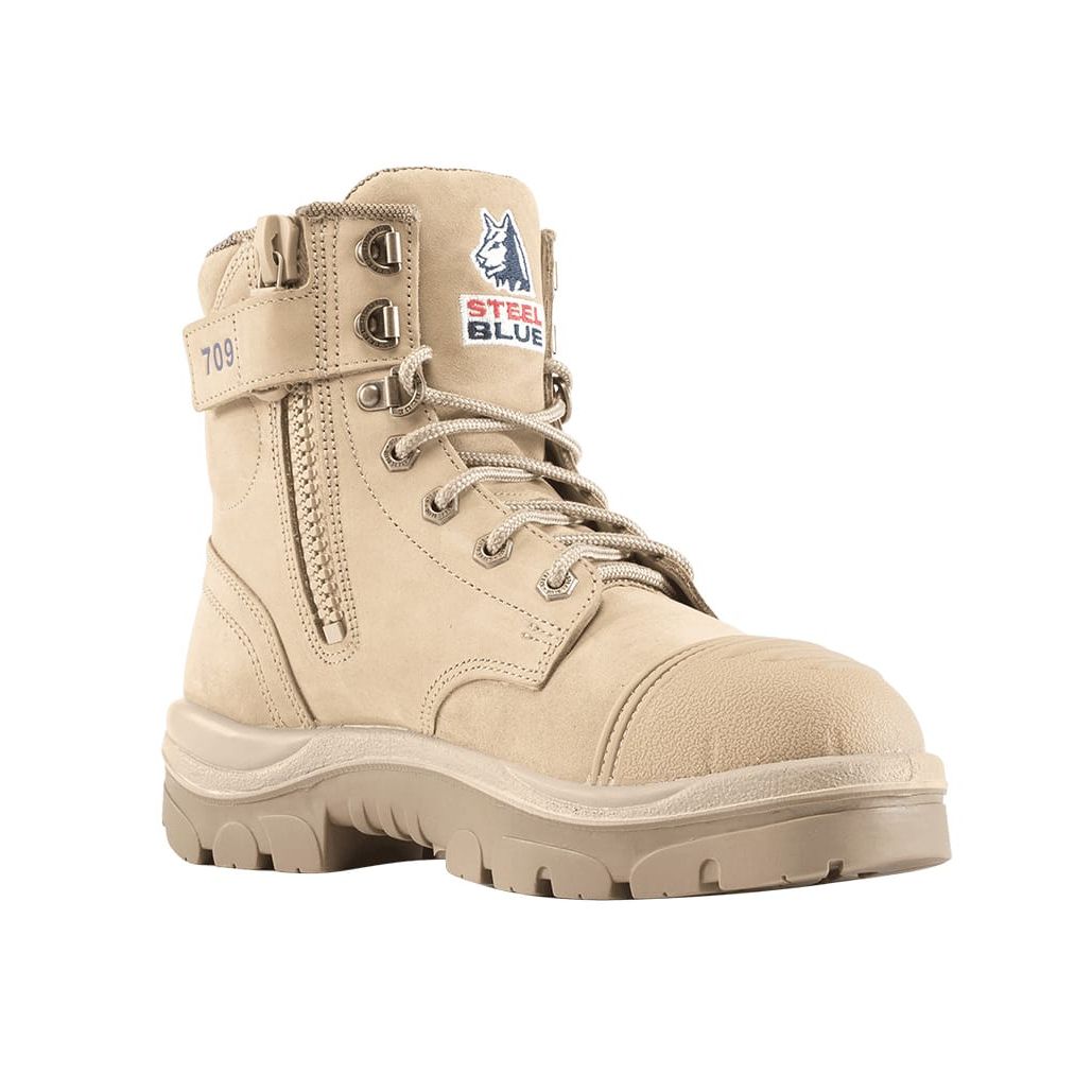 Steel Blue 512709 Argyle Zip Ladies With Scuff Safety Boot