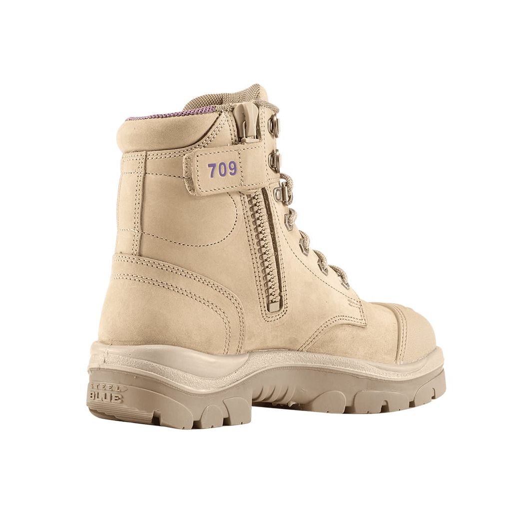 Steel Blue 512709 Argyle Zip Ladies With Scuff Safety Boot