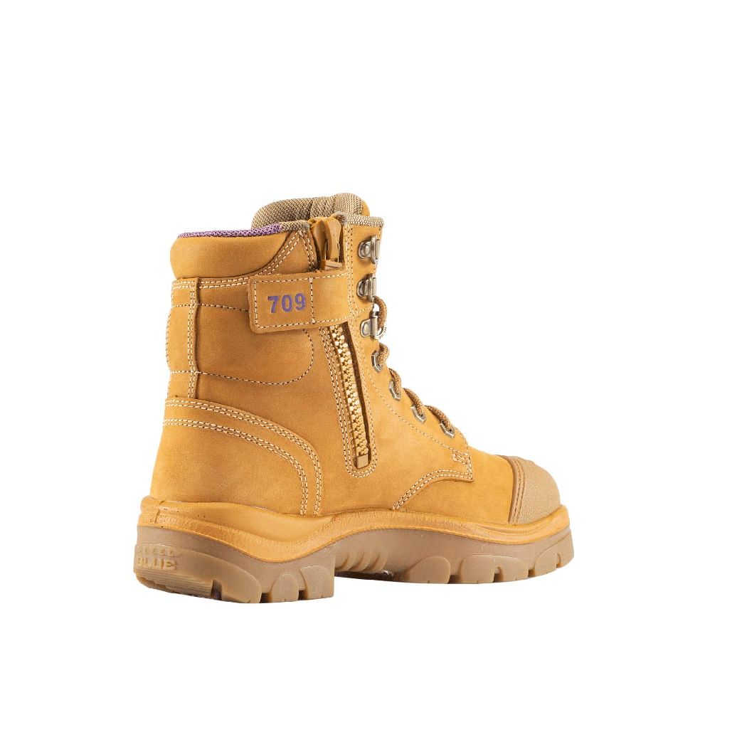 Steel Blue 512709 Argyle Zip Ladies With Scuff Safety Boot