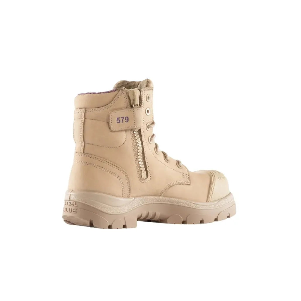 Steel Blue 518579 Ladies Argyle Zip Scuff Cap Composite Safety Boot