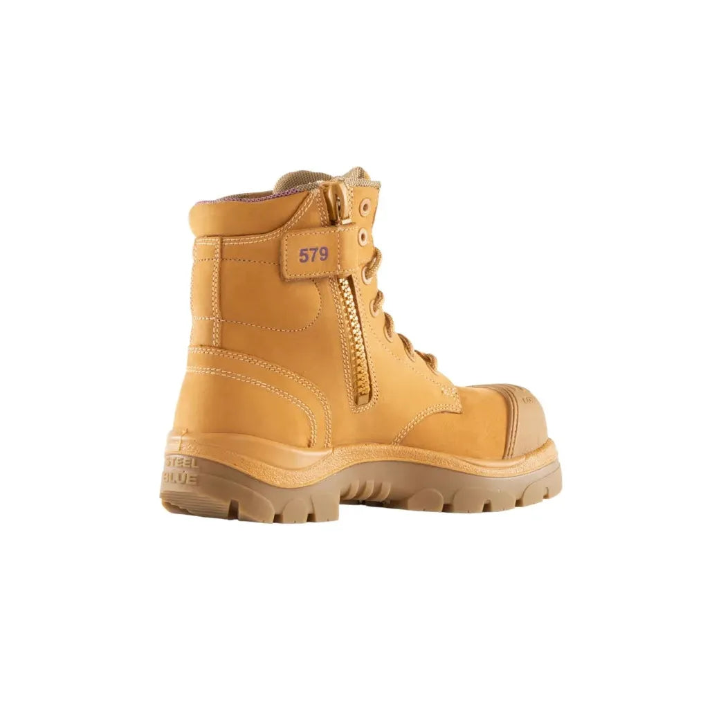 Steel Blue 518579 Ladies Argyle Zip Scuff Cap Composite Safety Boot