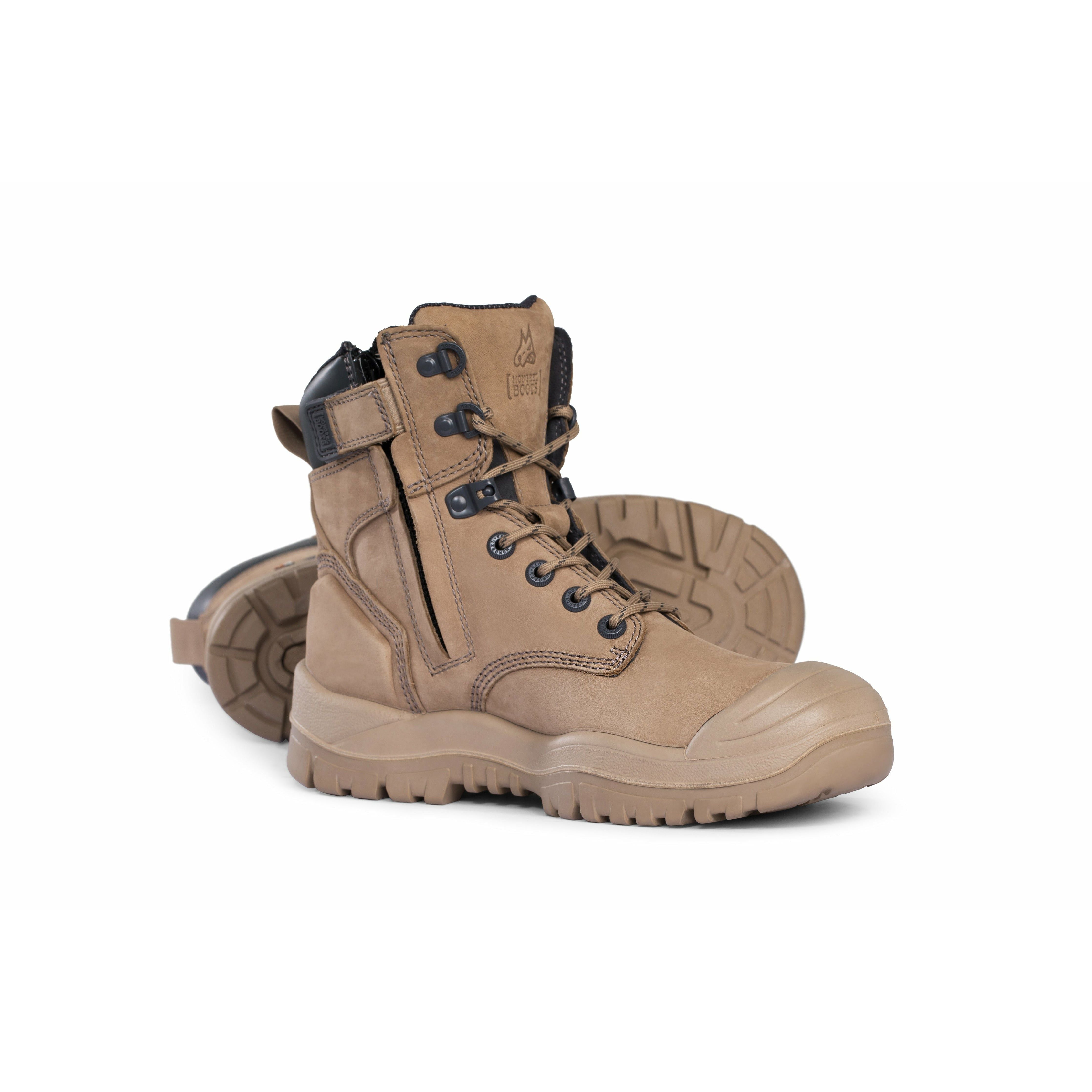 Mongrel 561060 L/U Zip Nitrile Scuff Cap Safety Boot