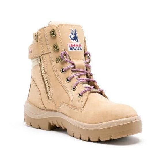 Steel Blue Southern Cross Zip Ladies Nitrile Outsole - Sand Online Australia