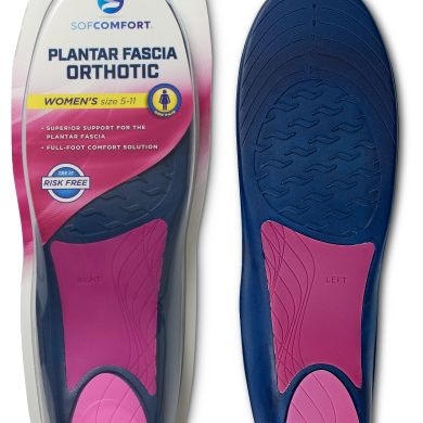 Implus 40308 Sof Comfort Womens Plantar Fascia Orthotic Footbed