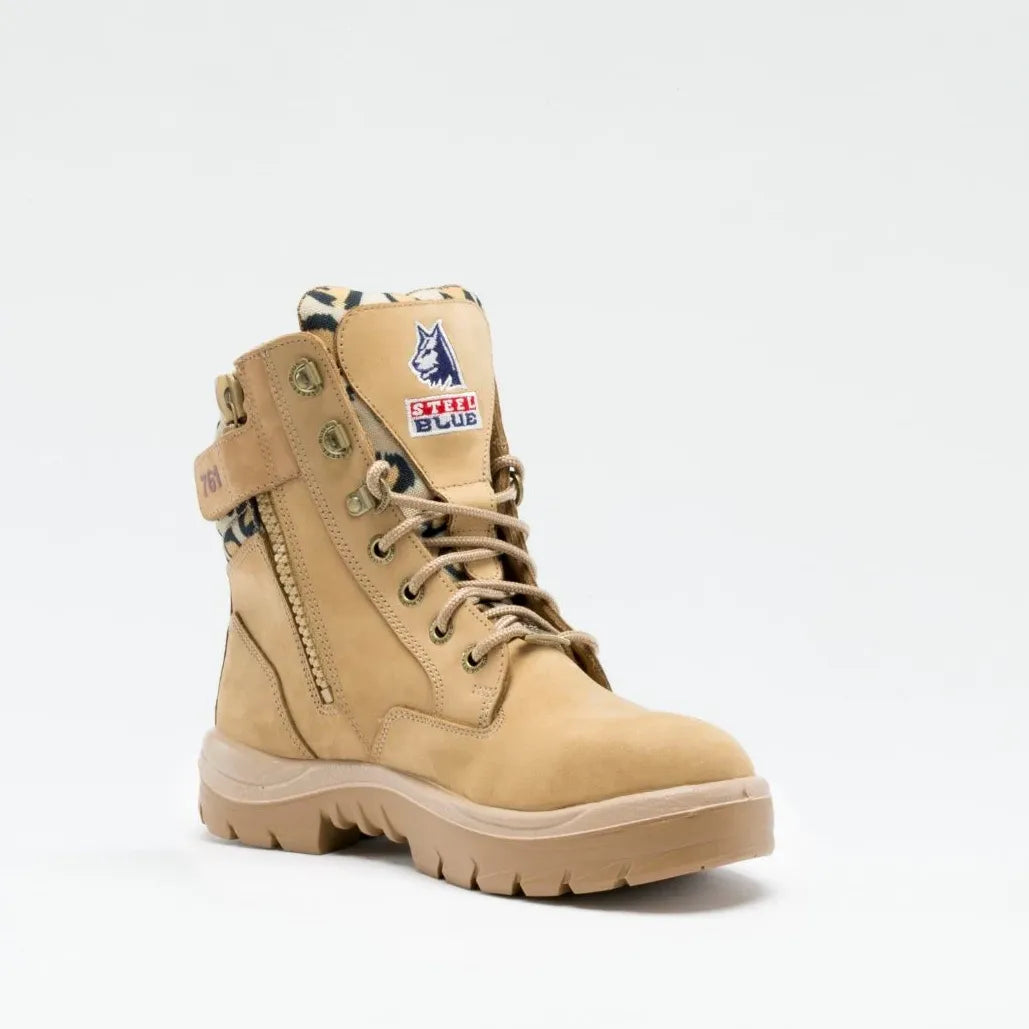 Steel Blue 522761 Southern Cross Ladies L/U Nitrile Zip Safety Boot