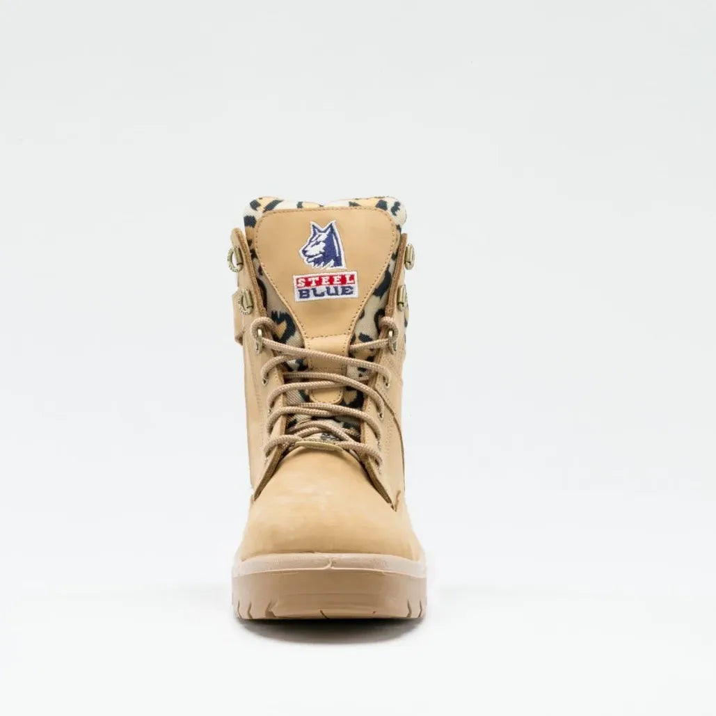 Steel Blue 522761 Southern Cross Ladies L/U Nitrile Zip Safety Boot