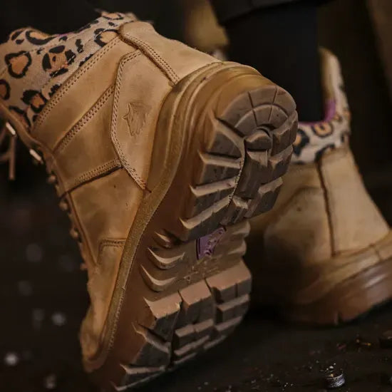 Steel Blue 522761 Southern Cross Ladies L/U Nitrile Zip Safety Boot