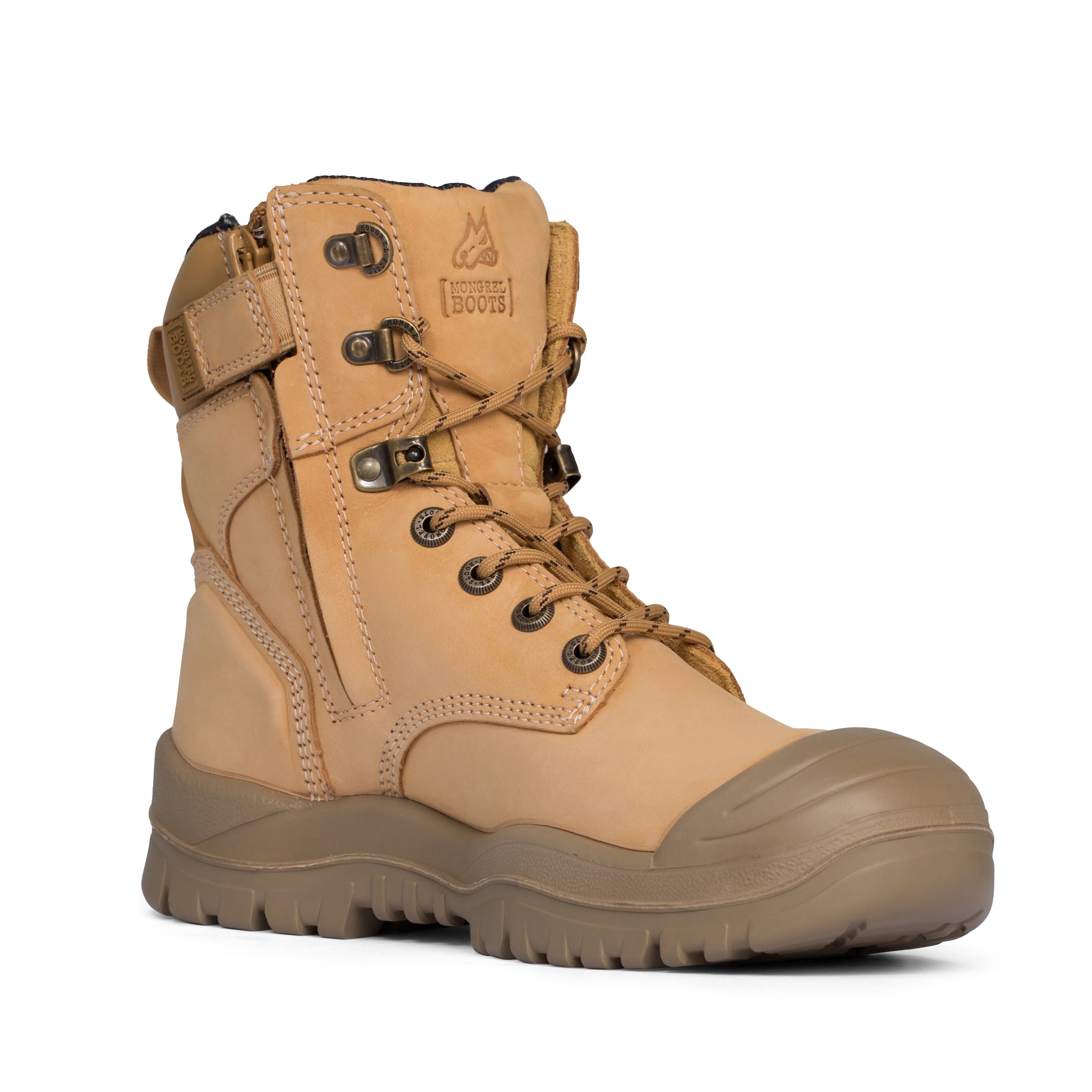 Mongrel 561 High Leg Zip Boot – Steel Toe, Vibram Sole