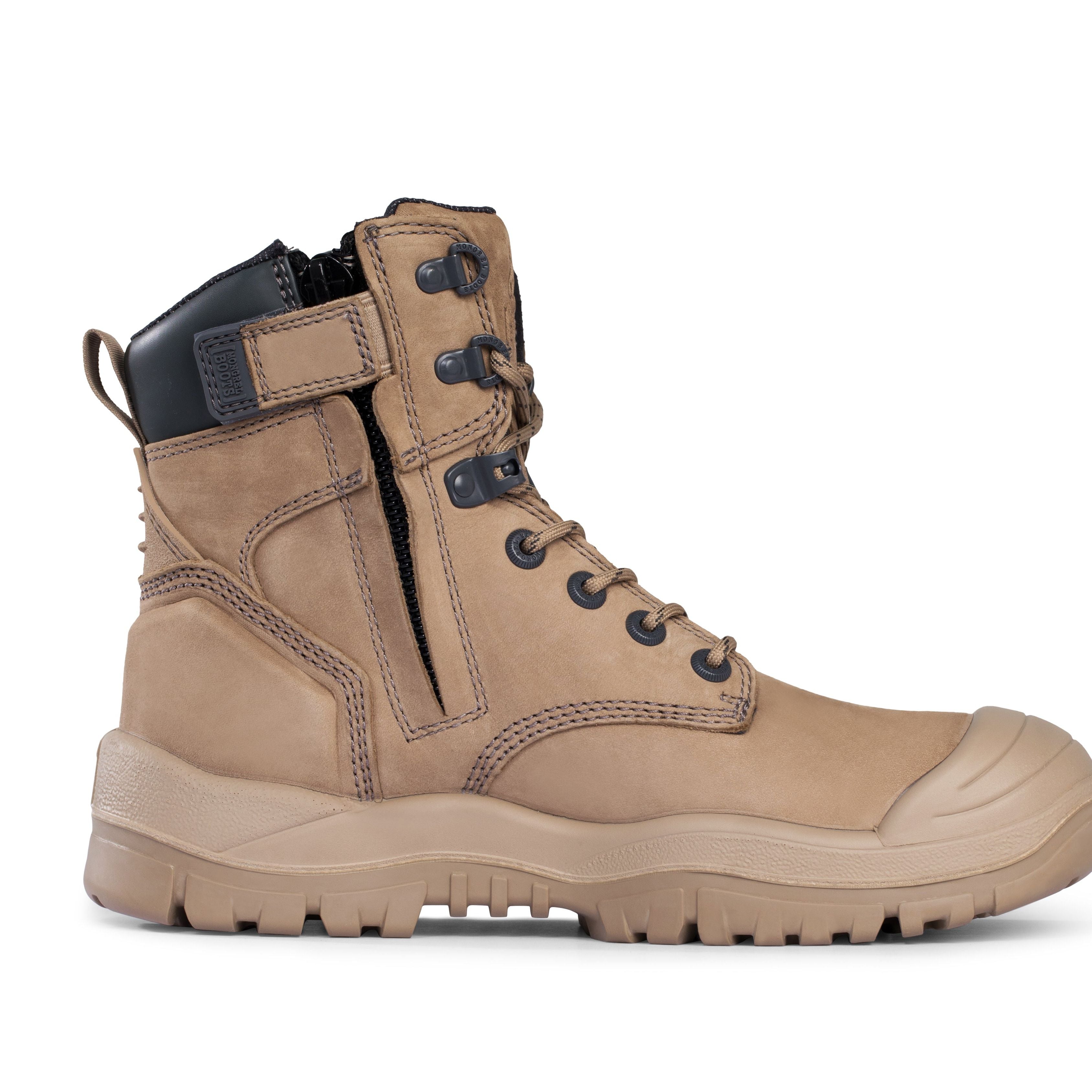 Mongrel 561060 L/U Zip Nitrile Scuff Cap Safety Boot