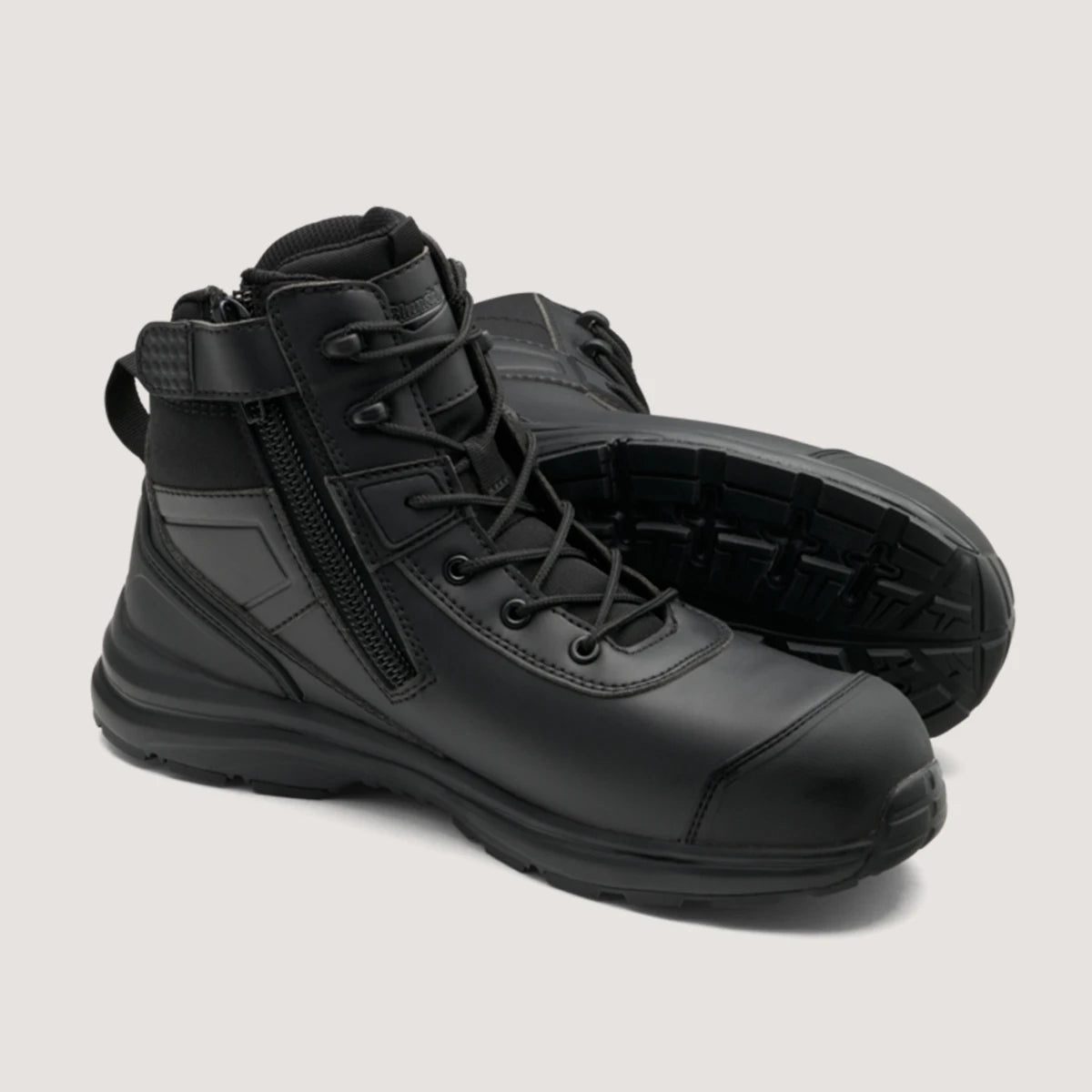 Blundstone 797 Blundstone - Rubber Comp Safety - Black - Unisex - Zip Side