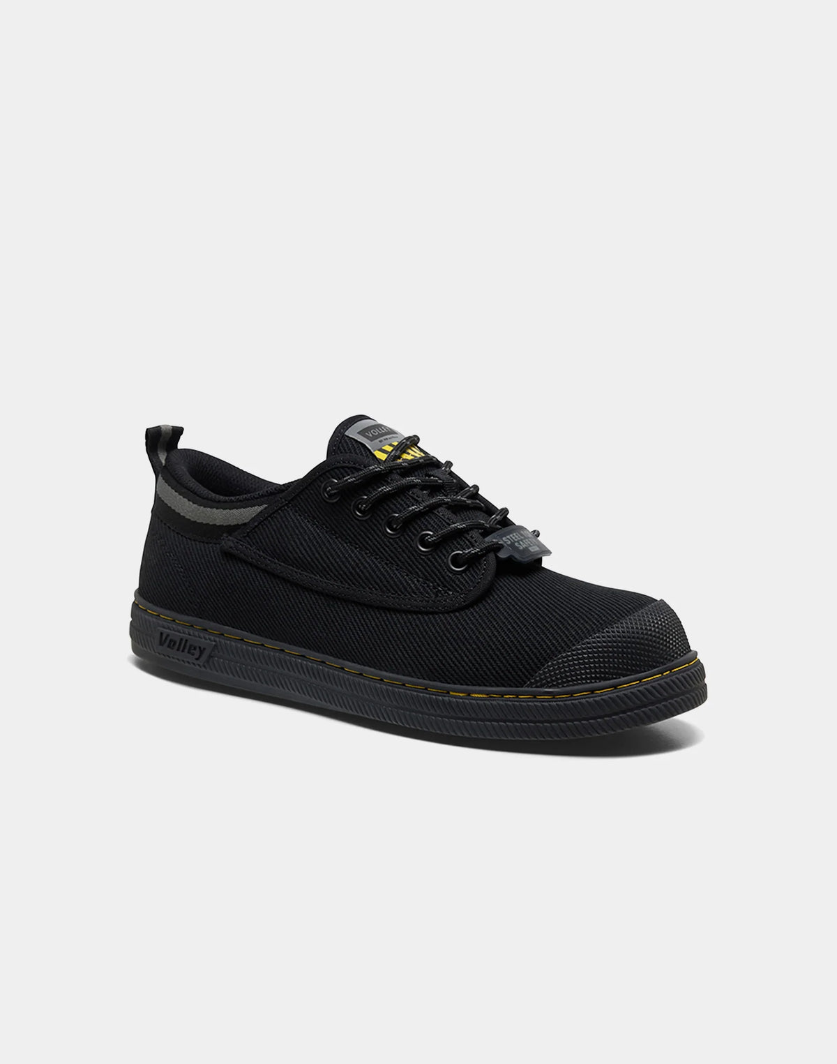 Volley VLY026 Canvas Safety Shoe Black/Grey