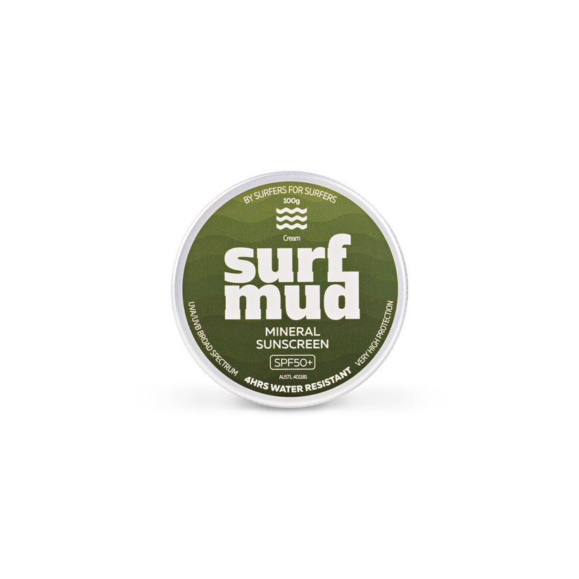Surfmud Mineral Sunscreen Tin 100g – Natural SPF Sun Protection