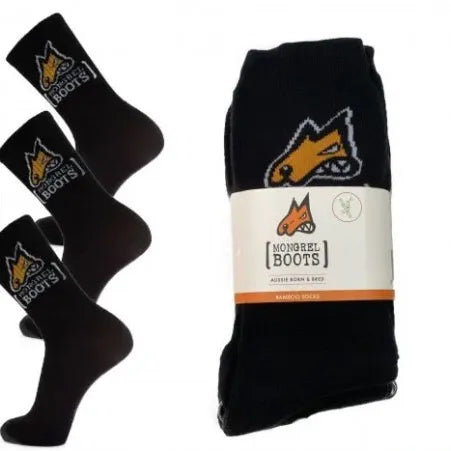 Mongrel Bamboo Socks - 3 Pack