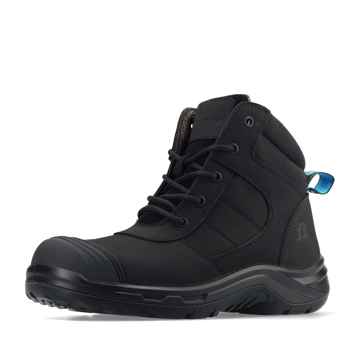 Bata Ultra Zippy Zip Side Safety Boot Black