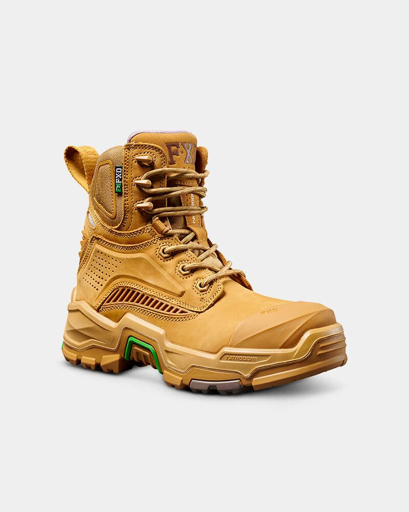 FXD DURA X-1W Ladies High Cut Composite Toe Work Boot Wheat