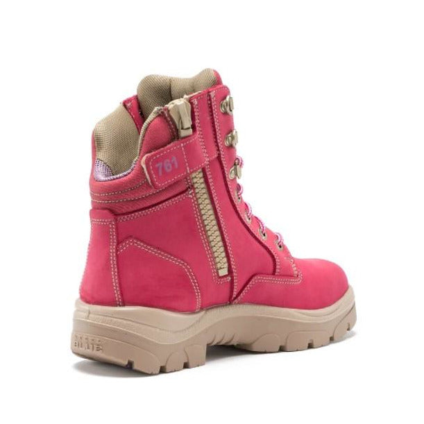 Pink Southern Cross Zip Ladies Work Boots Online